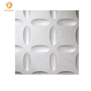 High Quality MDF Wall Covering Board Eco-Friendly Interior Decoration Material Soundproof Painting Surface Grade a Fire Resistance Sculpture Acoustic Wall Panel